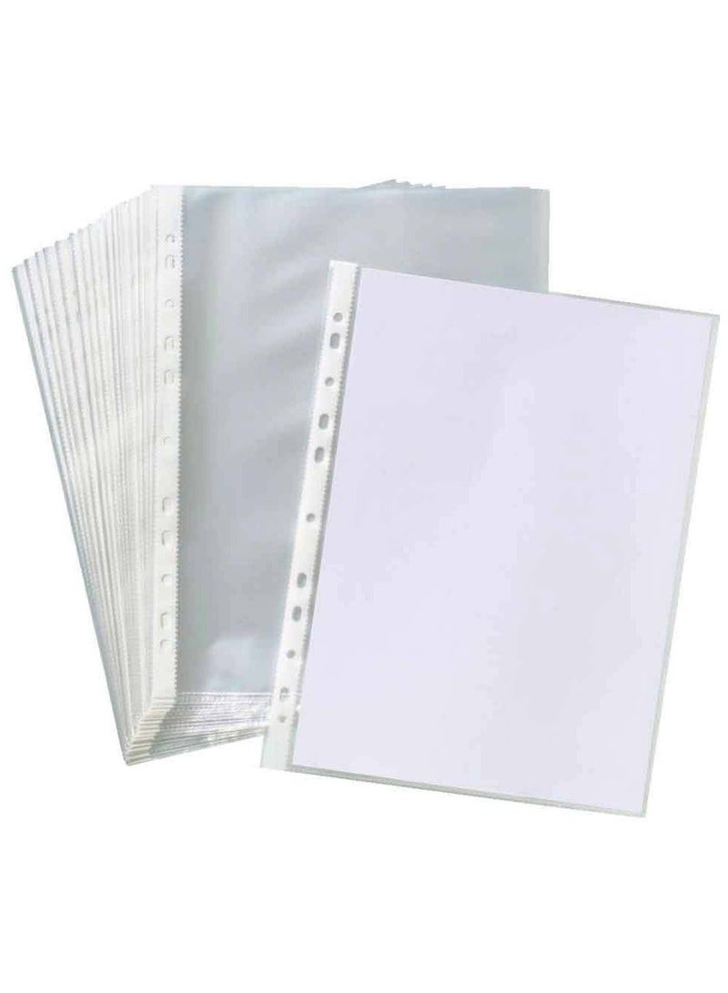 File transparent folder for keeping papers - light type - 100 pieces - A4 30 mic - Image 2